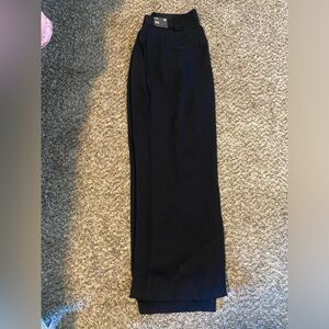 Express Editor Work Pants High Rise Wide Leg